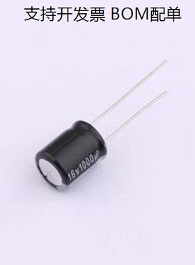 EWH1CM102G13OT 直插铝电解电容 1000uF ±20% 16V 插件,D10xL13m
