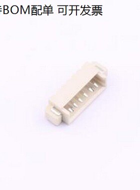 XDWF-0125WT-06P 线对板针座 WAFER PH1.25MM 6PIN卧式便利贴留言