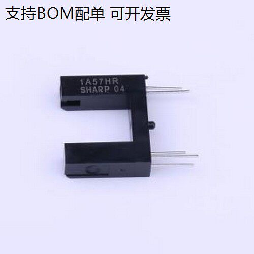 GP1A57HRJ00F 槽型光电开关(逻辑输出) U型光中断器 带定位引脚PW