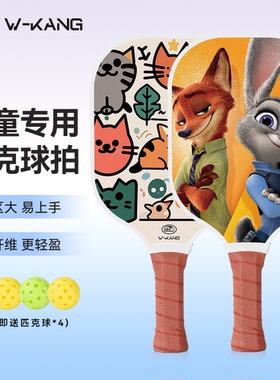 儿童匹克球拍板pickleball玻纤碳纤维学生亲子训练比赛专业级全套