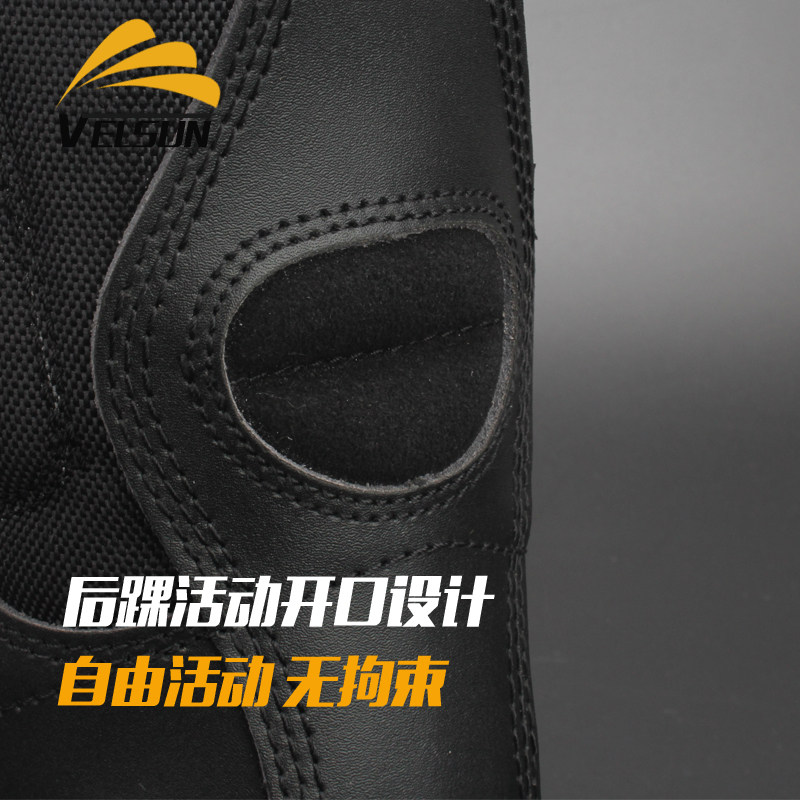 Boots militaires VELSUN en cuir - dérapage - Ref 1402196 Image 5