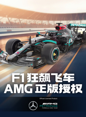 RASTAR星辉奔驰F1方程式遥控跑车赛车rc男孩专业汽车生日礼物充电