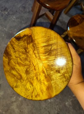 实木凳金丝楠木餐凳子小板凳家用矮凳儿童小圆凳茶凳子换鞋凳椅子
