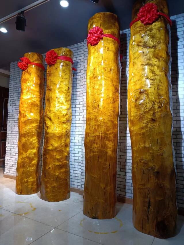 定制金丝楠横财摆件木制雕刻工艺品棺材定制来料加工寿盒人物神像