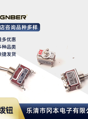 GNBER冈本摇臂RT1021 1121 1122 1221 1321 250VAC 15A钮子开关