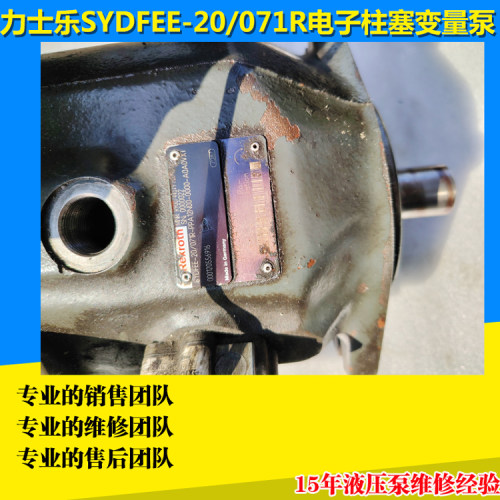力劲150吨注塑机液压泵億利达 160吨折压机油泵SYDFEE-20/071维修