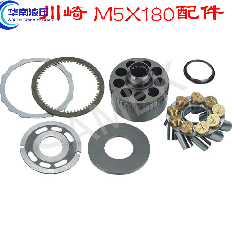 挖掘机神钢SK330 350-8超8回转马达总成 川崎M5X180CHB旋转泵配件
