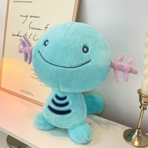 跨境新款游戏周边 wooper plus 乌波毛绒玩具艾尔登法环蝾螈公仔
