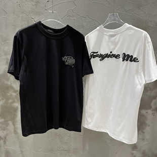 正确版 Synaworld Drill风英式嘻哈基础款印花高街宽松男女短袖夏