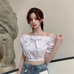 Real Price vintage sweet bow off shoulder top
