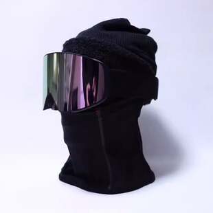 YSO滑雪镜护目镜男女滑雪大柱面眼镜磁吸双层防雾透明卡近视镜片