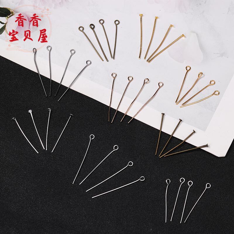 9 모양의 바늘 납작한 바늘 액세서리 DIY 수제 보석 재료 팔찌 목걸이 인터페이스 납작한 바늘 액세서리 구슬 바늘