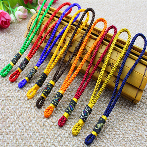 中国结吊头绳配饰diy手工编织