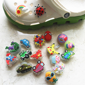 装 Crocs鞋 饰品卡骆驰智必星 配件卡通LED闪灯亮灯鞋 扣鞋 花 洞洞鞋