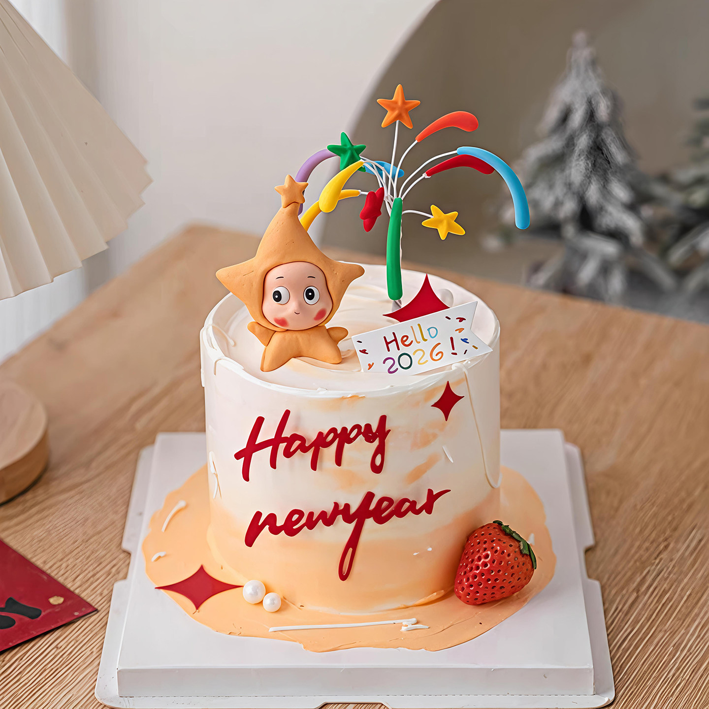 网红2026新年跨年烘焙蛋糕装饰摆件星星人彩色礼花星星软胶插件,节庆用品/礼品,蛋糕/烘焙装饰用品,淘宝优惠券,粉丝福利购,淘宝优惠卷