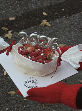 网红2026年马年烘焙蛋糕装饰插件银色数字蜡烛新年春节雪梨纸糖果