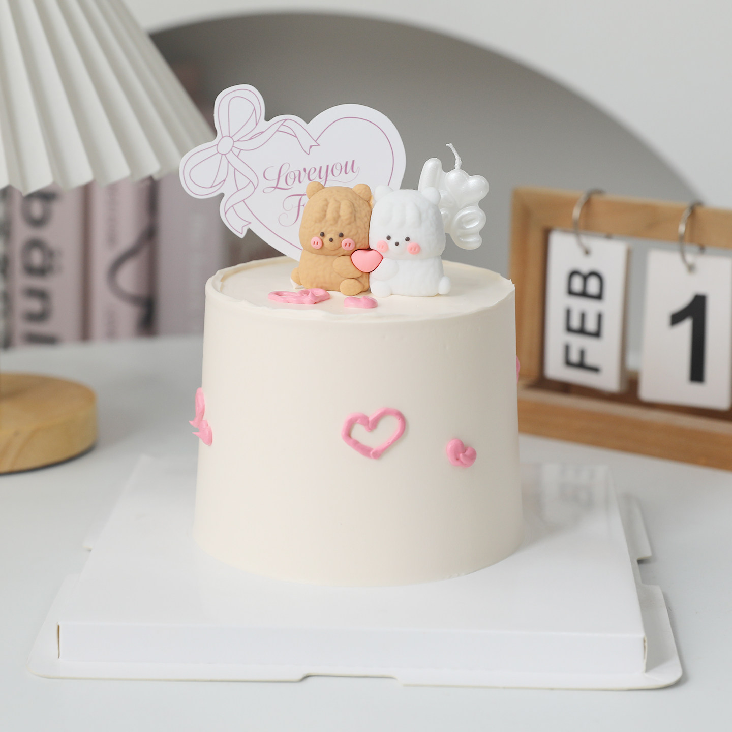 包邮网红卡通小狗小熊情人节蛋糕装饰摆件浪漫珠光Love蜡烛插件,节庆用品/礼品,蛋糕/烘焙装饰用品,淘宝优惠券,粉丝福利购,淘宝优惠卷