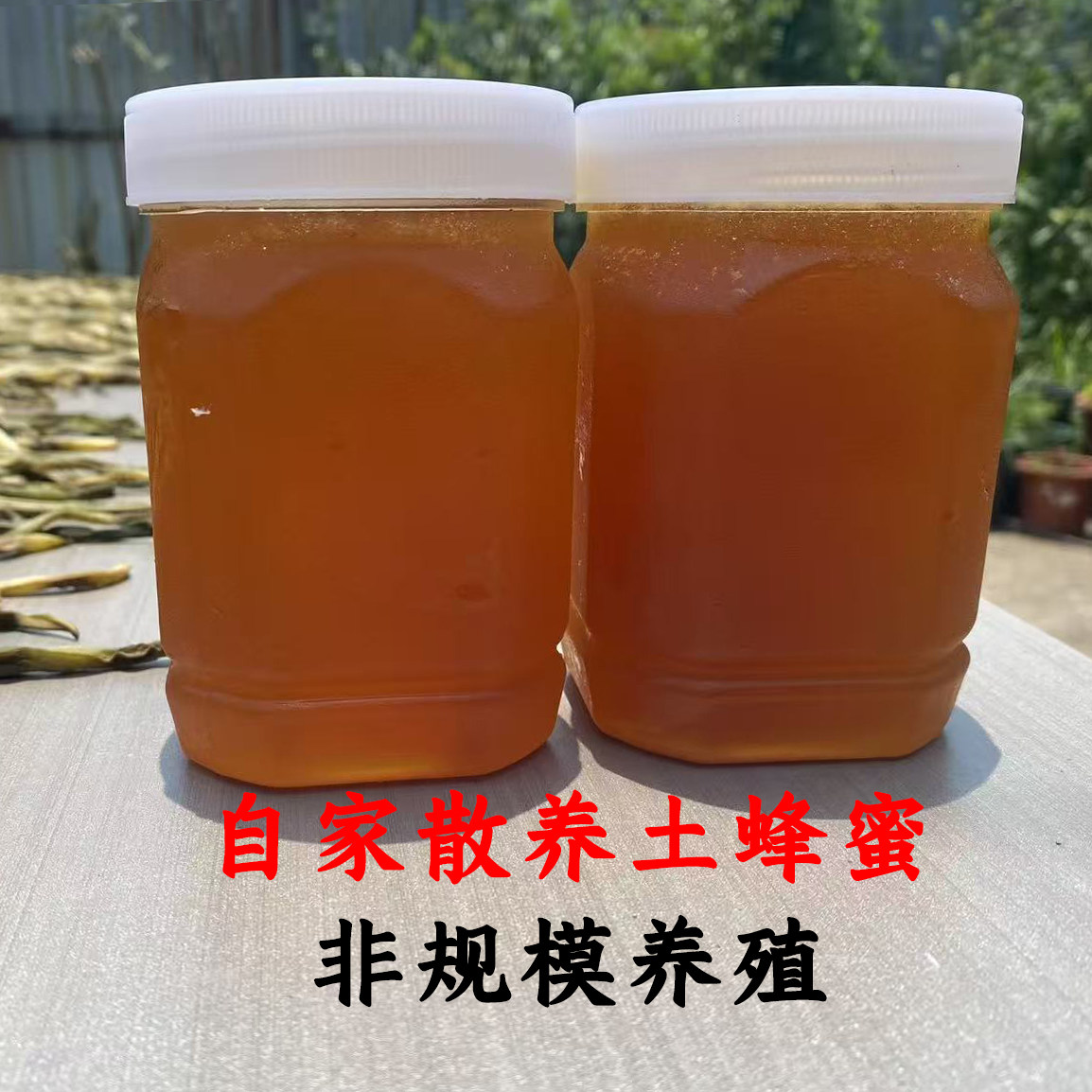 蜂蜜纯土蜂蜜正宗天然百花蜜农家散养成熟后结晶蜂糖