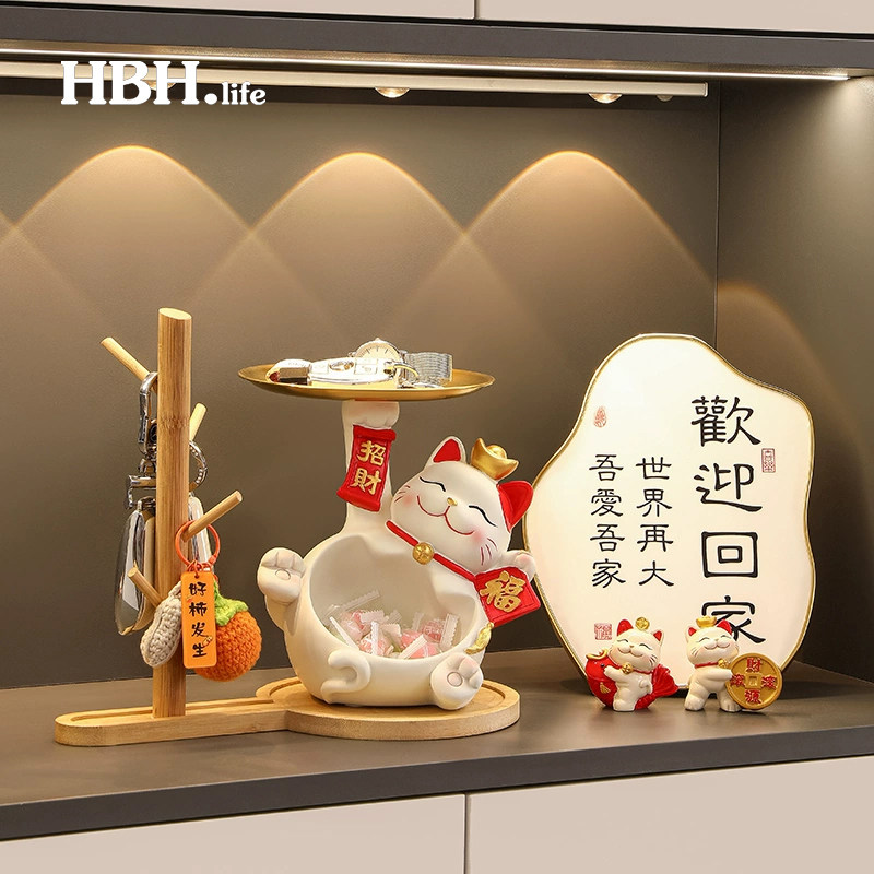 玄关钥匙收纳玄关装饰品摆件图片