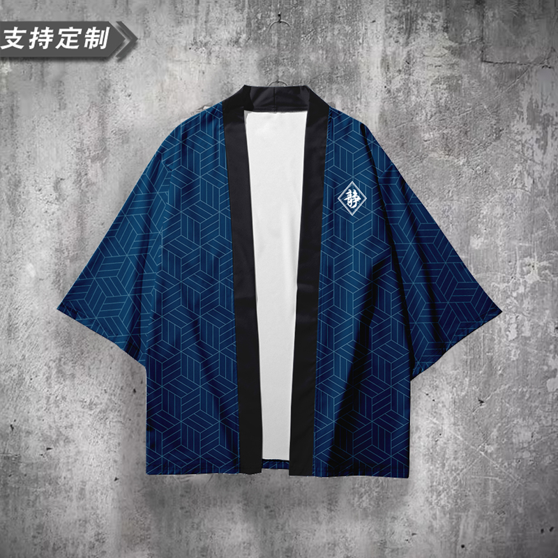 羽织法批道袍和服定制七分袖休闲宽松夏季外套衣服
