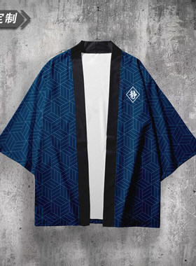 羽织法批道袍和服定制七分袖休闲宽松夏季外套衣服