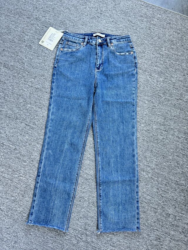 包邮 基础款牛仔裤蓝色经典百搭很舒服有弹力 基础百搭款女春秋裤