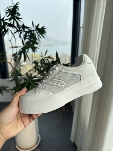 通勤松糕底新款 板鞋 夏 女网面透气休闲鞋 官方339咱们69厚底小白鞋