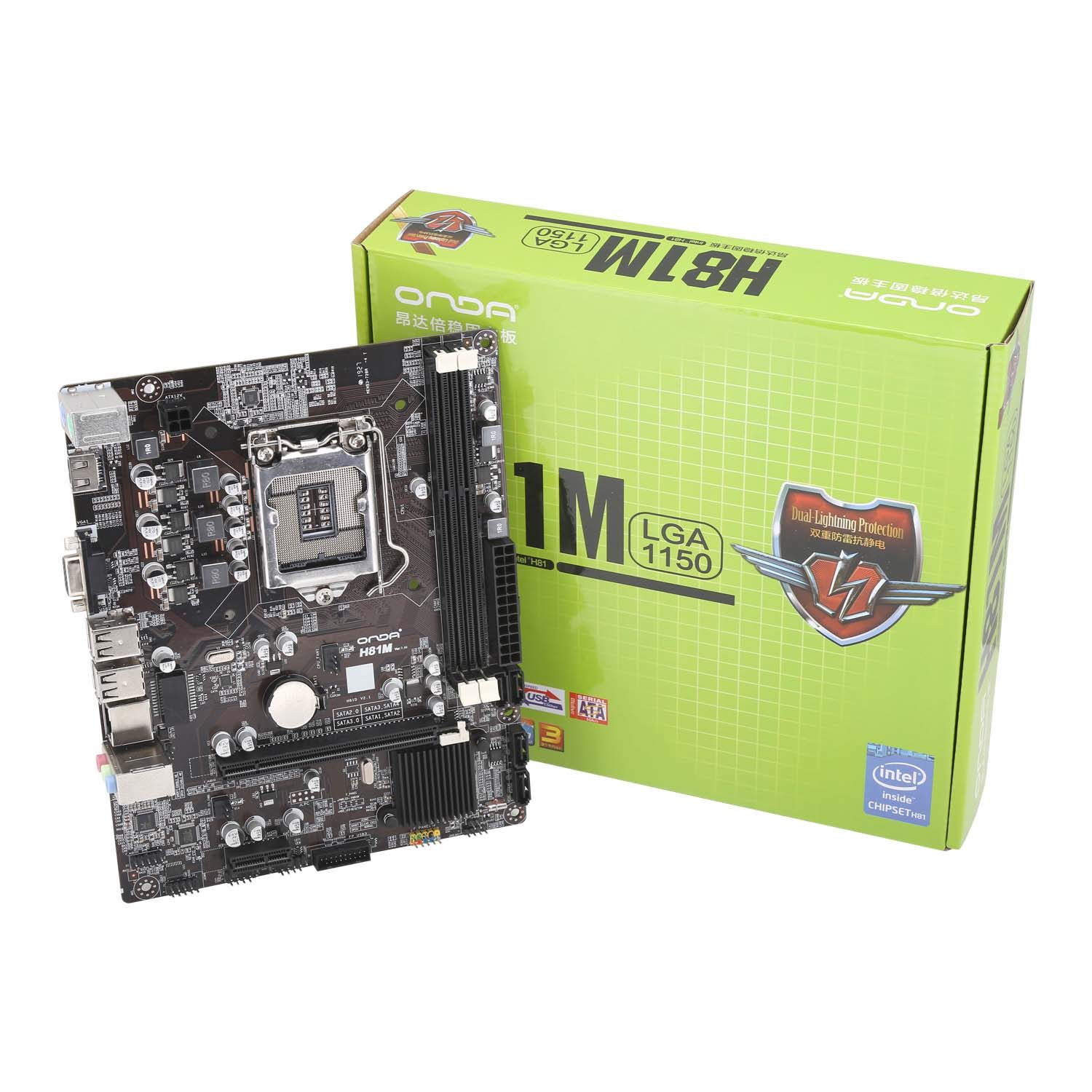 Onda H81M/H81C VGA/HDMI LGA1150 Optional G3220/4170/4590 CPU Packagein the Computer Hardware/Monitor/Computer Peripherals , Motherboard  category - from Buy2taobao.com to provide professional Taobao agent buy service