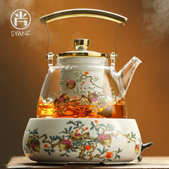 电陶炉煮茶器煮茶壶高档泡茶花茶家用玻璃耐高温烧水壶煮茶炉