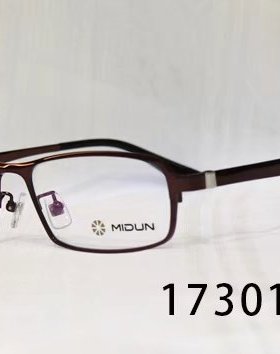 MIDUN/米顿 时尚合金纯钛 眼镜架 近视镜 全框 173010