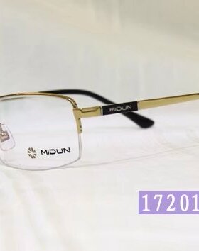 米顿眼镜 纯钛眼镜 近视镜架 眼镜框 半框款 172017