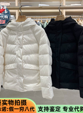 LACOSTE法国鳄鱼女士休闲运动时尚百搭连帽鹅绒羽绒服外套BF2513