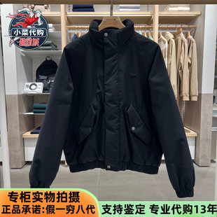 LACOSTE法国鳄鱼男士简约时尚休闲风保暖棉服夹克立领外套BH5142