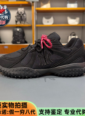 MLB男女情侣薄底休闲鞋2025新款复古时尚百搭运动德训鞋3ASXT035N