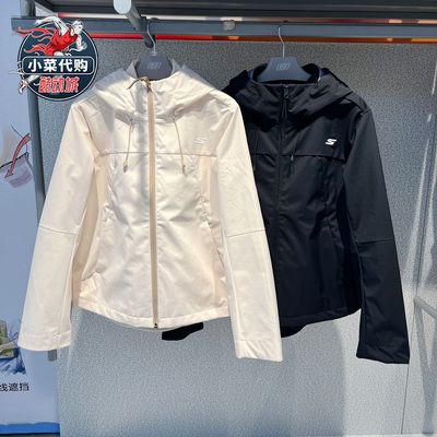 Skechers斯凯奇新款女子时尚舒适俊织连幅外套+梭织外套P425W177