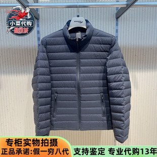 Saucony索康尼2025防风保暖外套户外轻薄鹅绒羽绒服男SA2250DJ92L