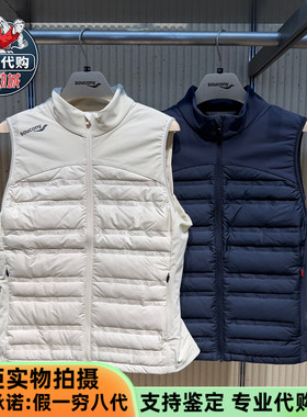 Saucony索康尼2026女子户外运动背心防风保暖羽绒马甲SA1269PV21T