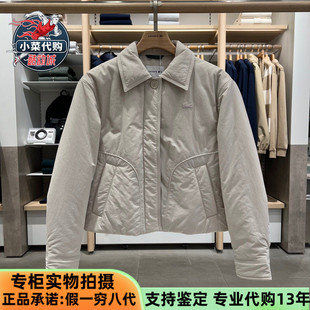 LACOSTE法国鳄鱼女士时尚休闲运动风百搭保暖棉服夹克外套BF2490