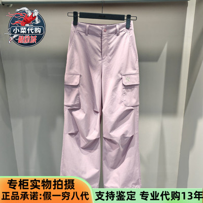 MLB女裤时尚简约工装裤直筒长裤