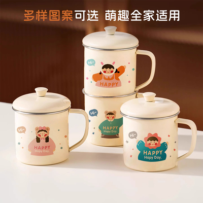 316不锈钢儿童水杯敞口杯马克杯