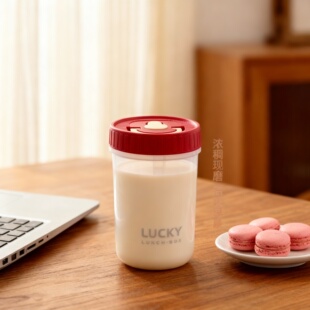 PP材质密封防漏便携豆浆杯办公室学生早餐燕麦杯酸奶杯多功能实用