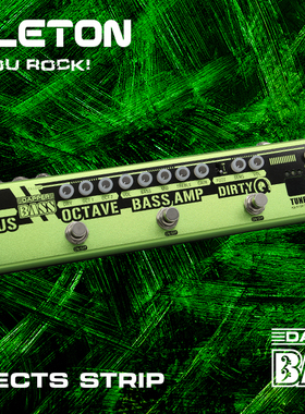 Valeton Dapper Bass 贝斯 组合单块效果器 压缩箱模激励八度合唱