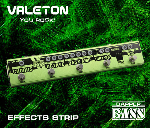 Valeton Dapper Bass 贝斯 组合单块效果器 压缩箱模激励八度合唱