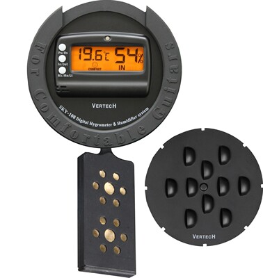 韩国 VERTECH NK SKY-100吉他音孔加湿器 吉他湿度计加湿器 100MM