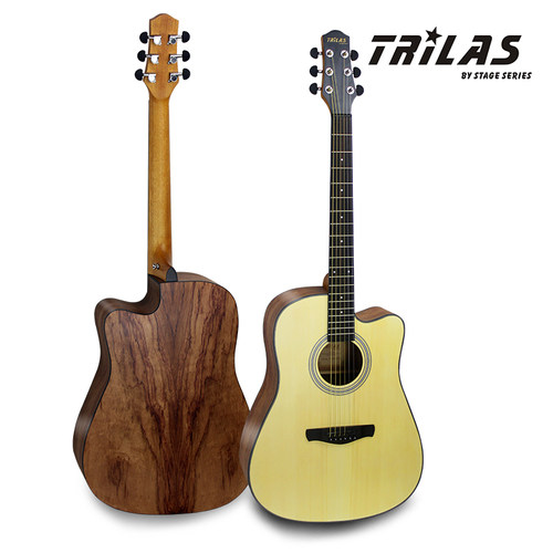 泰拉斯 Trilas F-4116CS 41寸珍稀花梨木 民谣木吉他