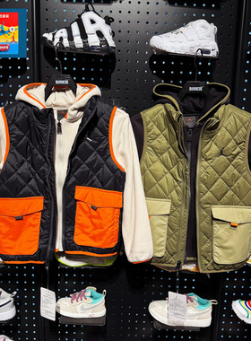 JORDAN儿童夹克/棉马甲2件套装25秋冬潮流百搭保暖背心 JD2542067