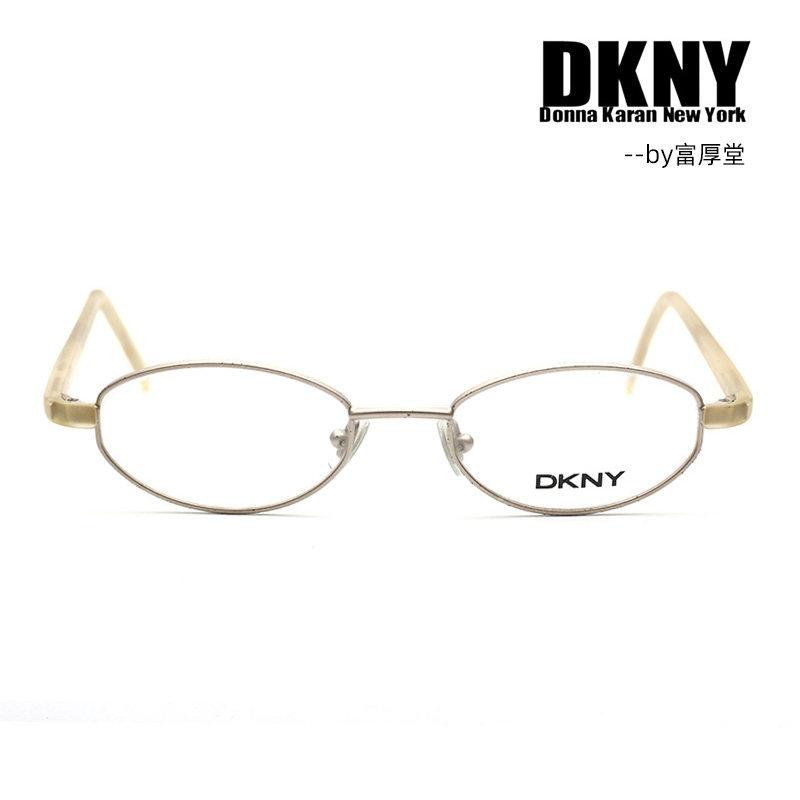 DKNY唐娜卡兰光学镜架半框时尚小圆框修饰脸型近视眼镜框女款6222