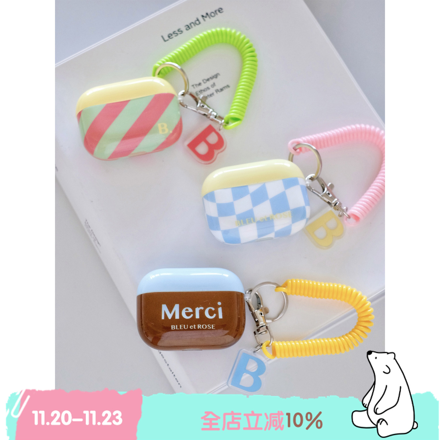 BLEU et ROSE【缤纷糖果】原创Airpods软壳耳机壳全包TPU保护套