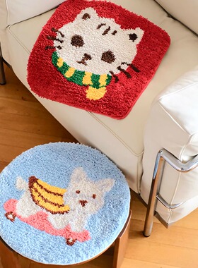 BLEU et ROSE【Holiday】原创ins坐垫簇绒植绒防滑四季办公室椅垫