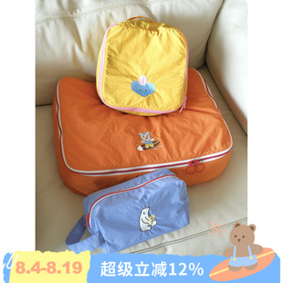 BLEU et ROSE【ZOO】轻便旅行洗漱包行李收纳袋防泼水大容量卡通